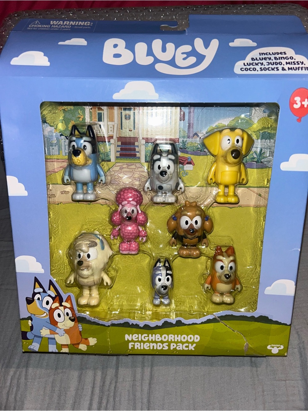 Bluey Neighborhood Friends Pack - Multicolor Figurine Playset